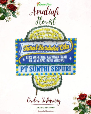 Papan Bunga Duka di Akedotilou