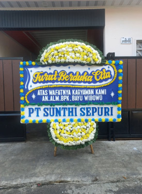 Papan Bunga Duka di Akedotilou