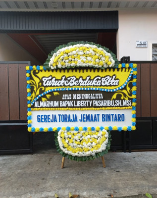 Papan Bunga Duka di Akedotilou