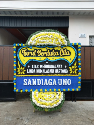 Papan Bunga Duka di Akedotilou